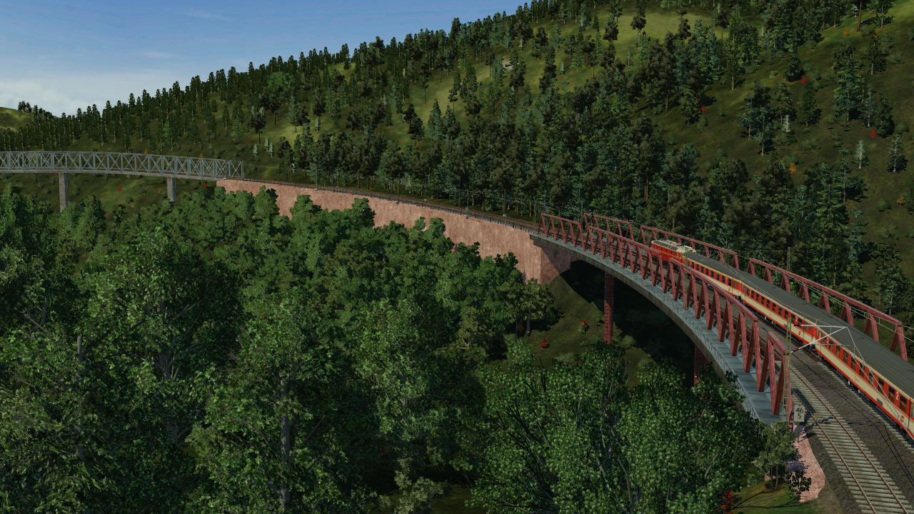Auf der Fahrt mit dem Regionalzug von München Hbf nach Garmisch