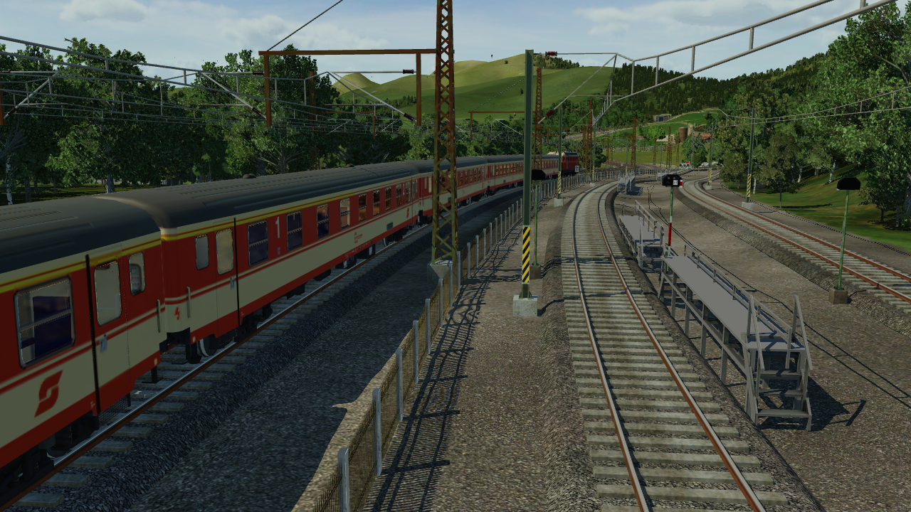 Auf der Fahrt mit dem Regionalzug von München Hbf nach Garmisch