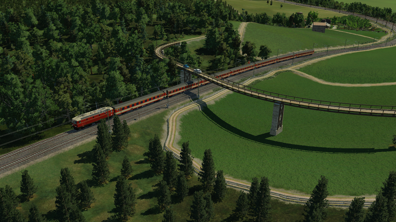Auf der Fahrt mit dem Regionalzug von München Hbf nach Garmisch