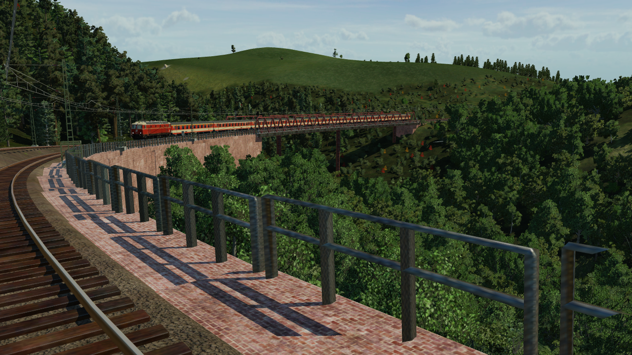 Auf der Fahrt mit dem Regionalzug von München Hbf nach Garmisch