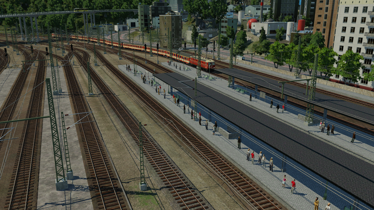 Auf der Fahrt mit dem Regionalzug von München Hbf nach Garmisch