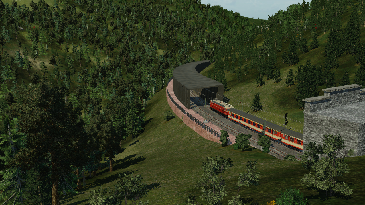 Auf der Fahrt mit dem Regionalzug von München Hbf nach Garmisch