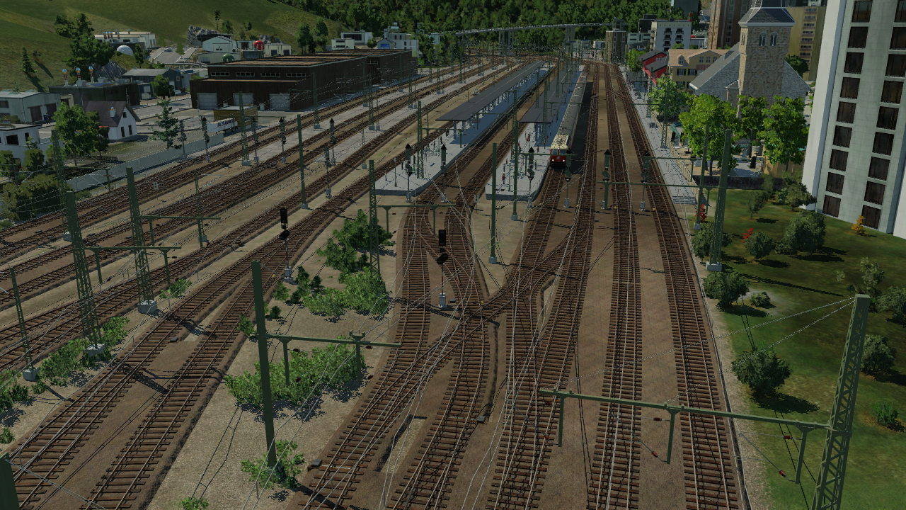 Auf der Fahrt mit dem Regionalzug von München Hbf nach Garmisch