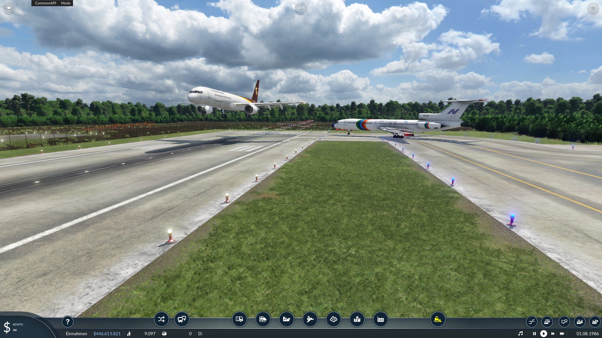 Vorsicht auf Runway 17