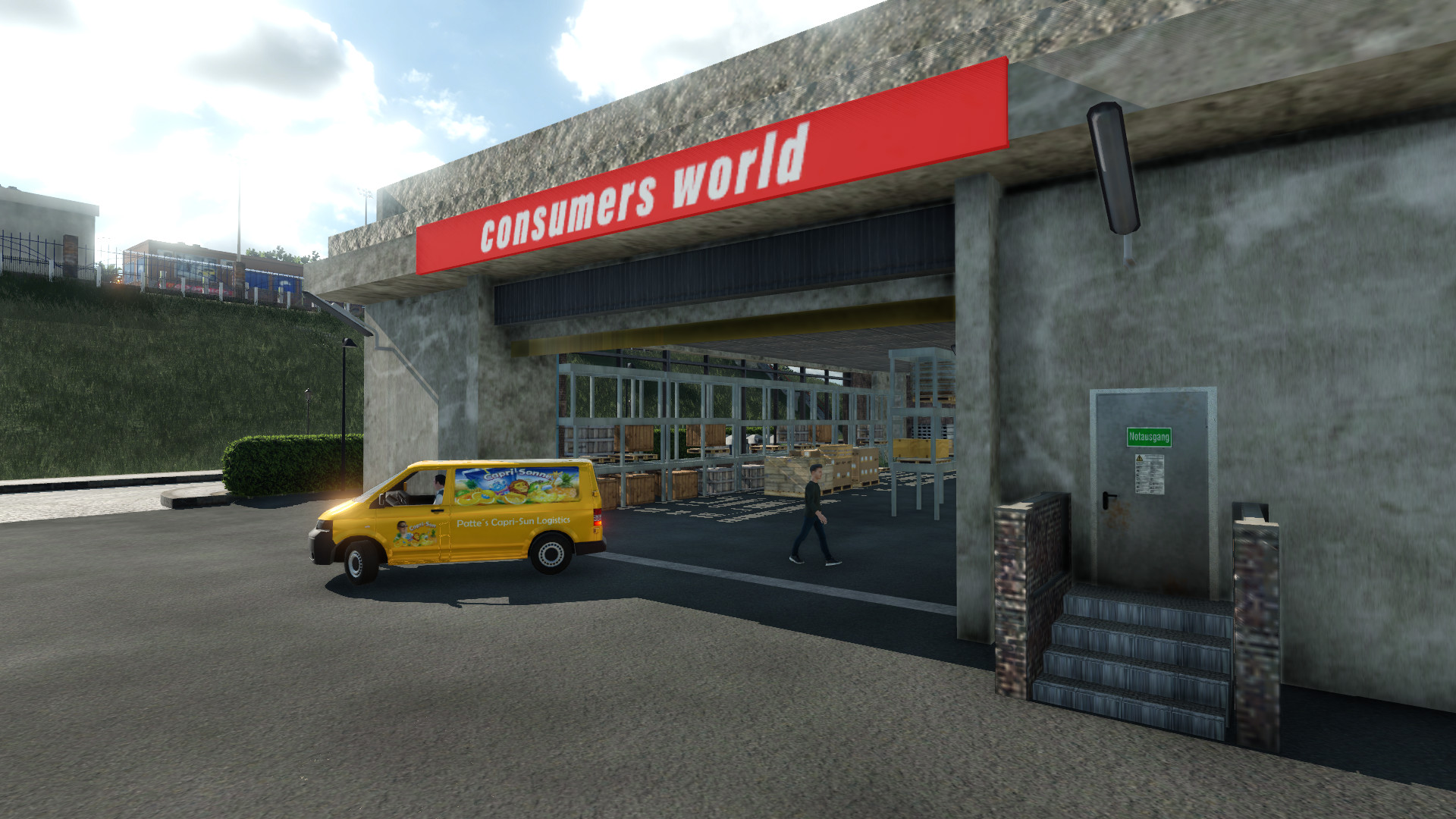 Ingame aus Mod's gebasteltes Lagerhaus