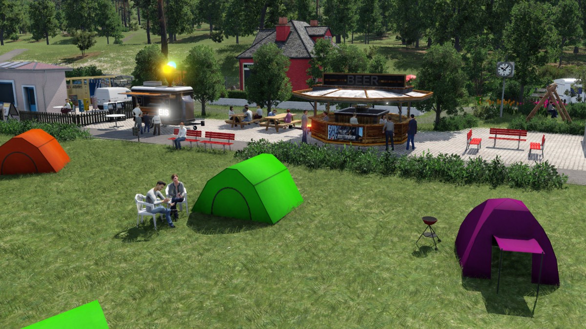 Bauabschnitt Campingplatz