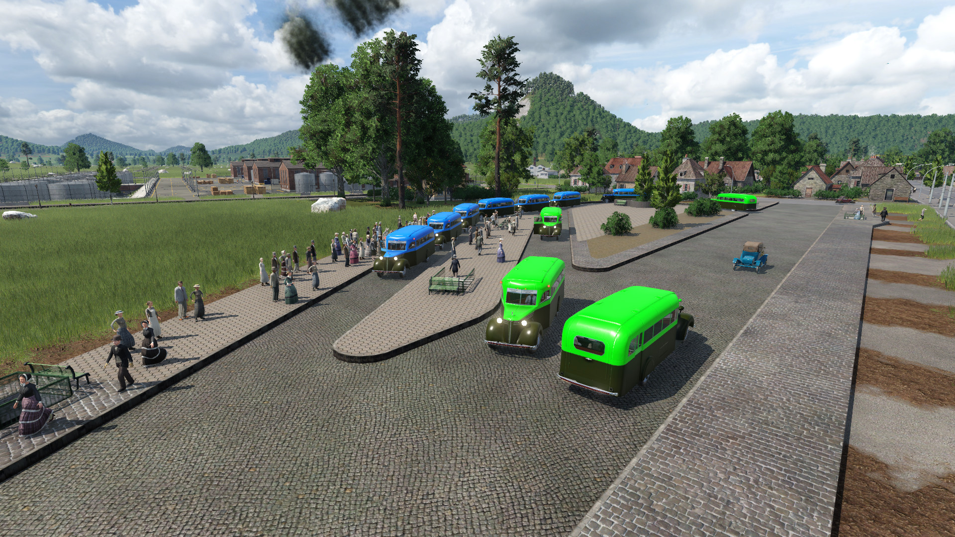 Busy Sunday afternoon