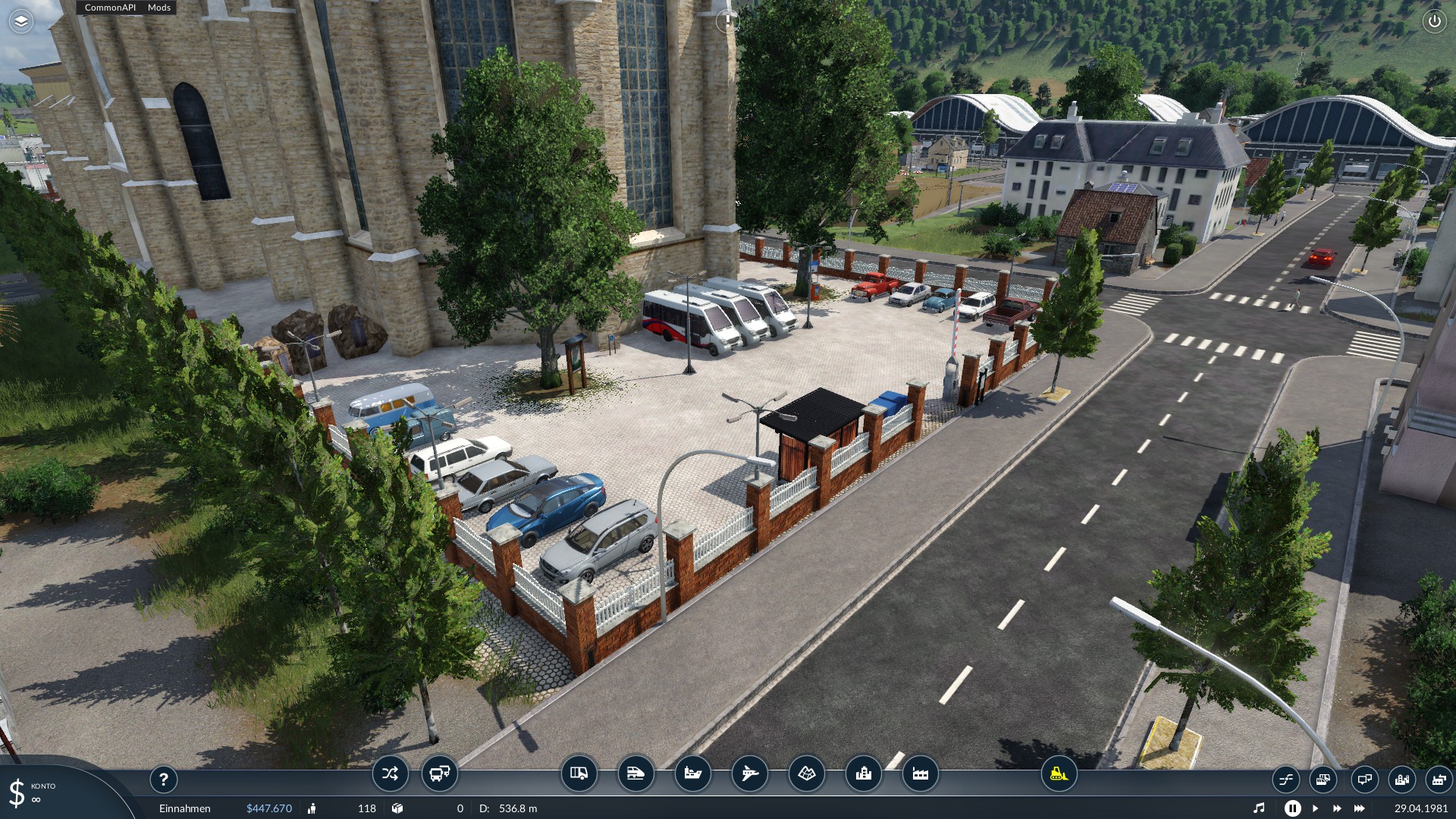 Viel los am Kirchenplatz