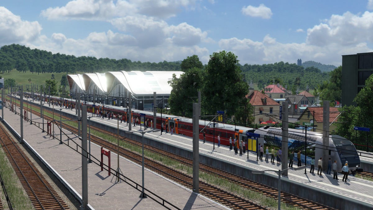 NSB Passenger train at Ellös