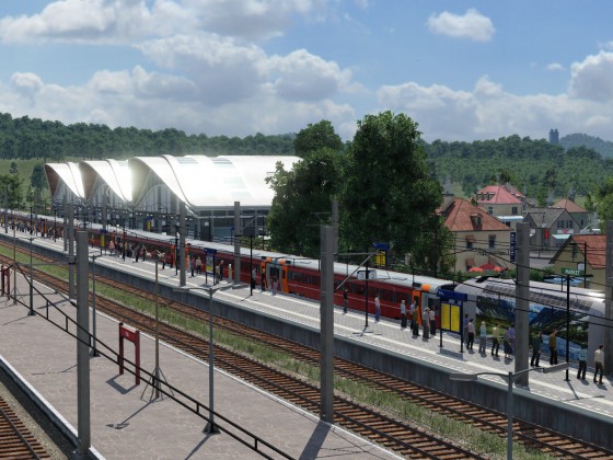 NSB Passenger train at Ellös