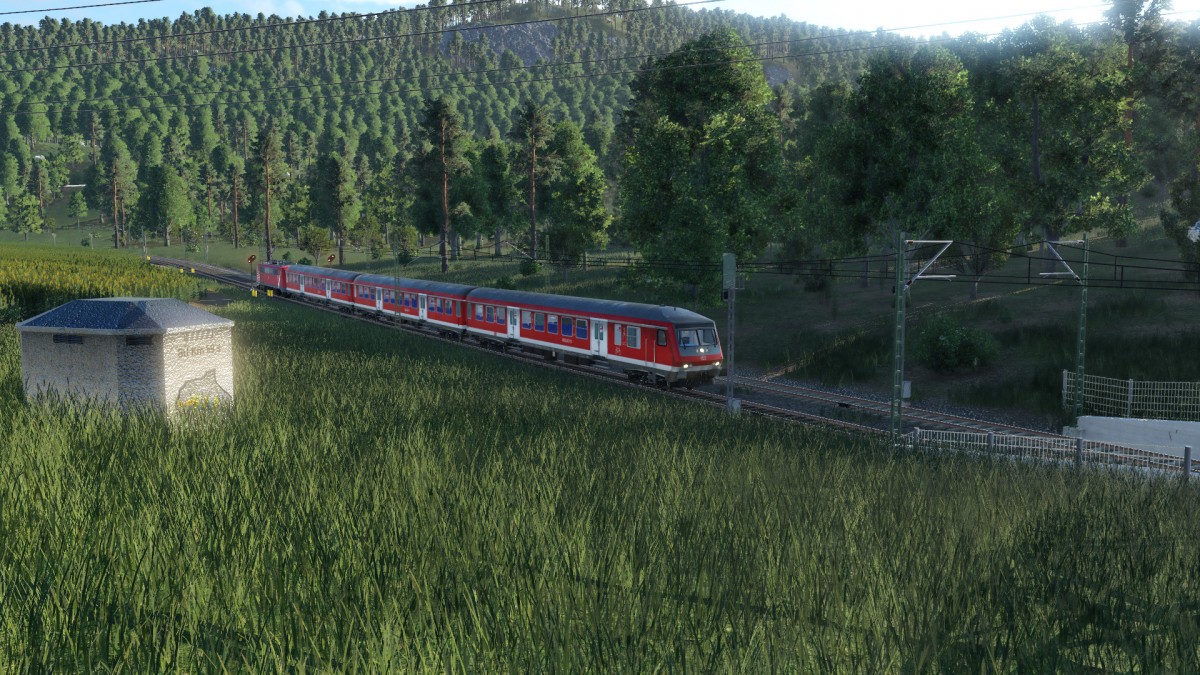 Regionalbahn Richtung Hallenburg
