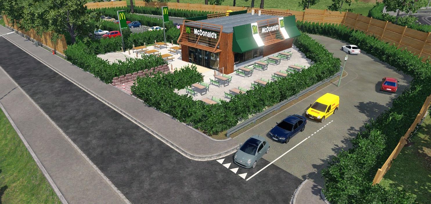 Neuer McDonald´s Ergänzung mit Assets