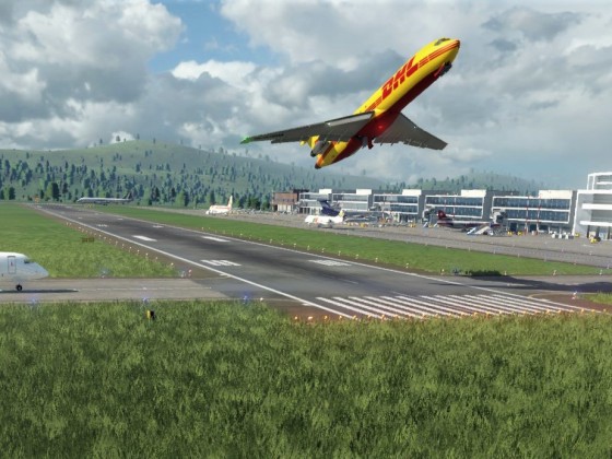DHL takeoff