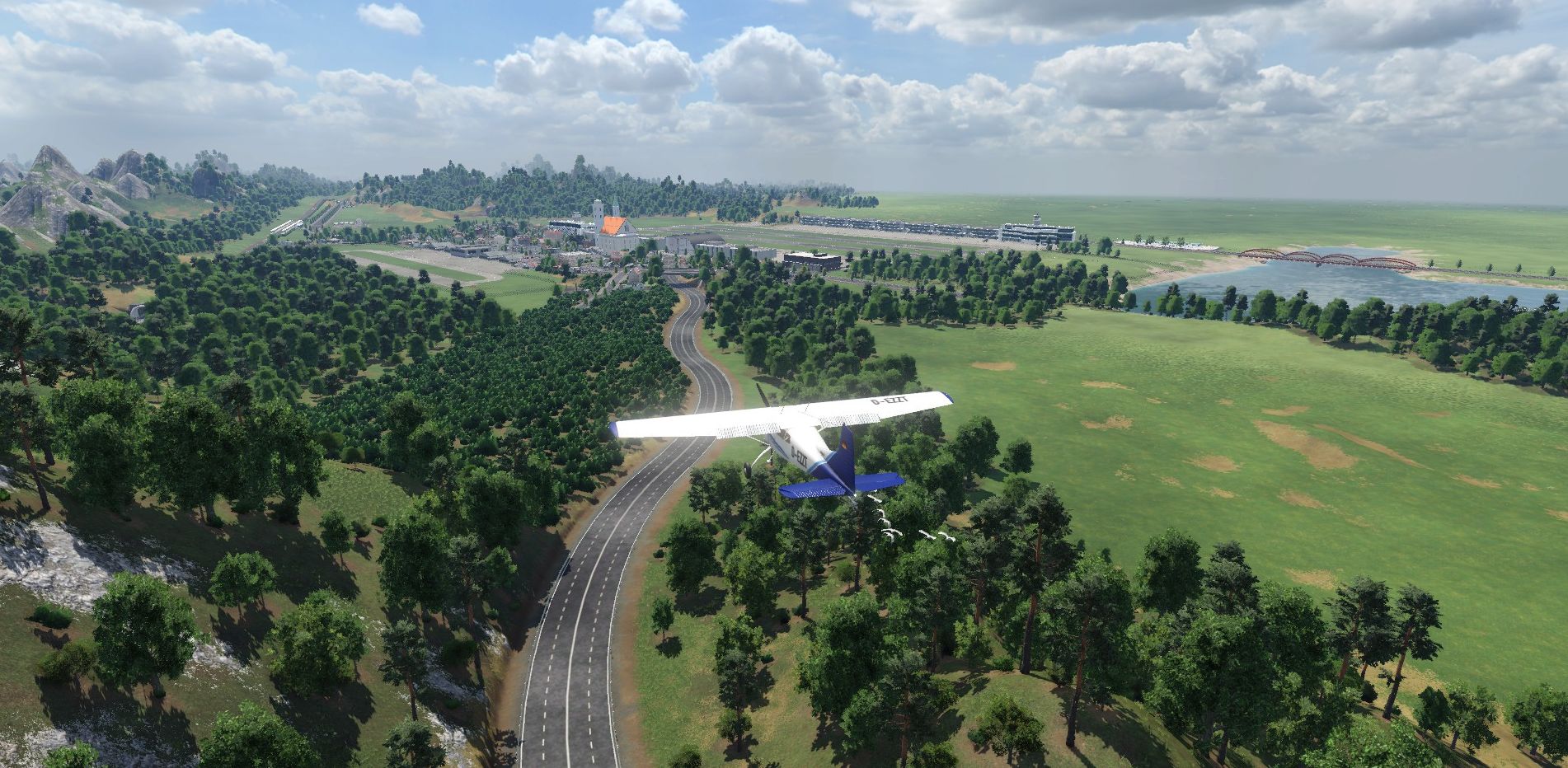 Über die Landstraße