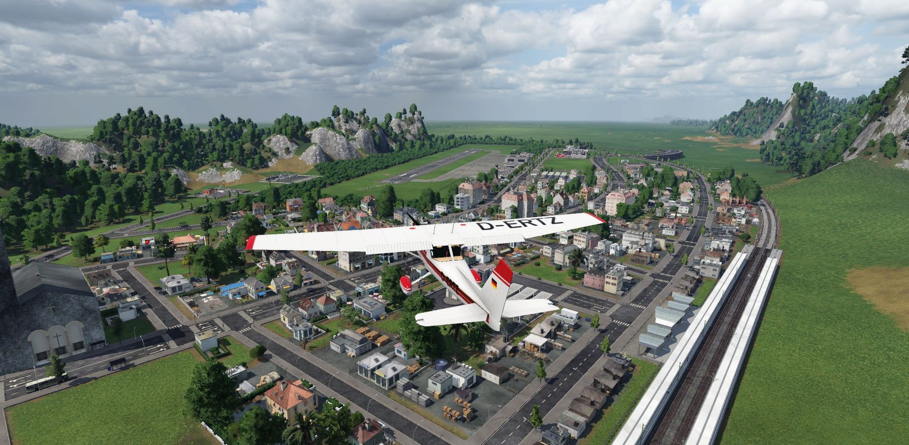 Landebahn ist auch frei