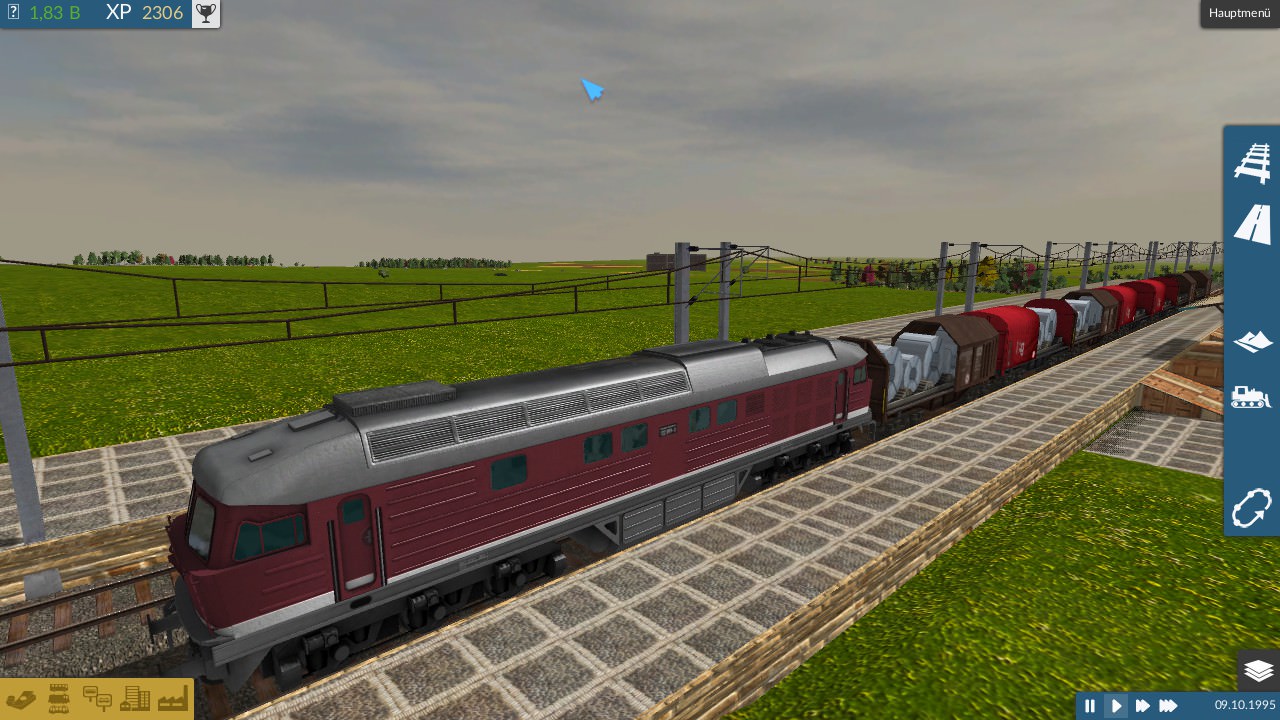 Br 232 mit Stahlzug.....