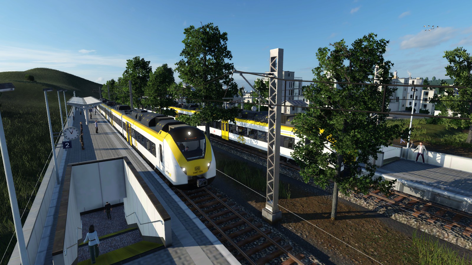 Viel los am Kleinstadtbahnhof
