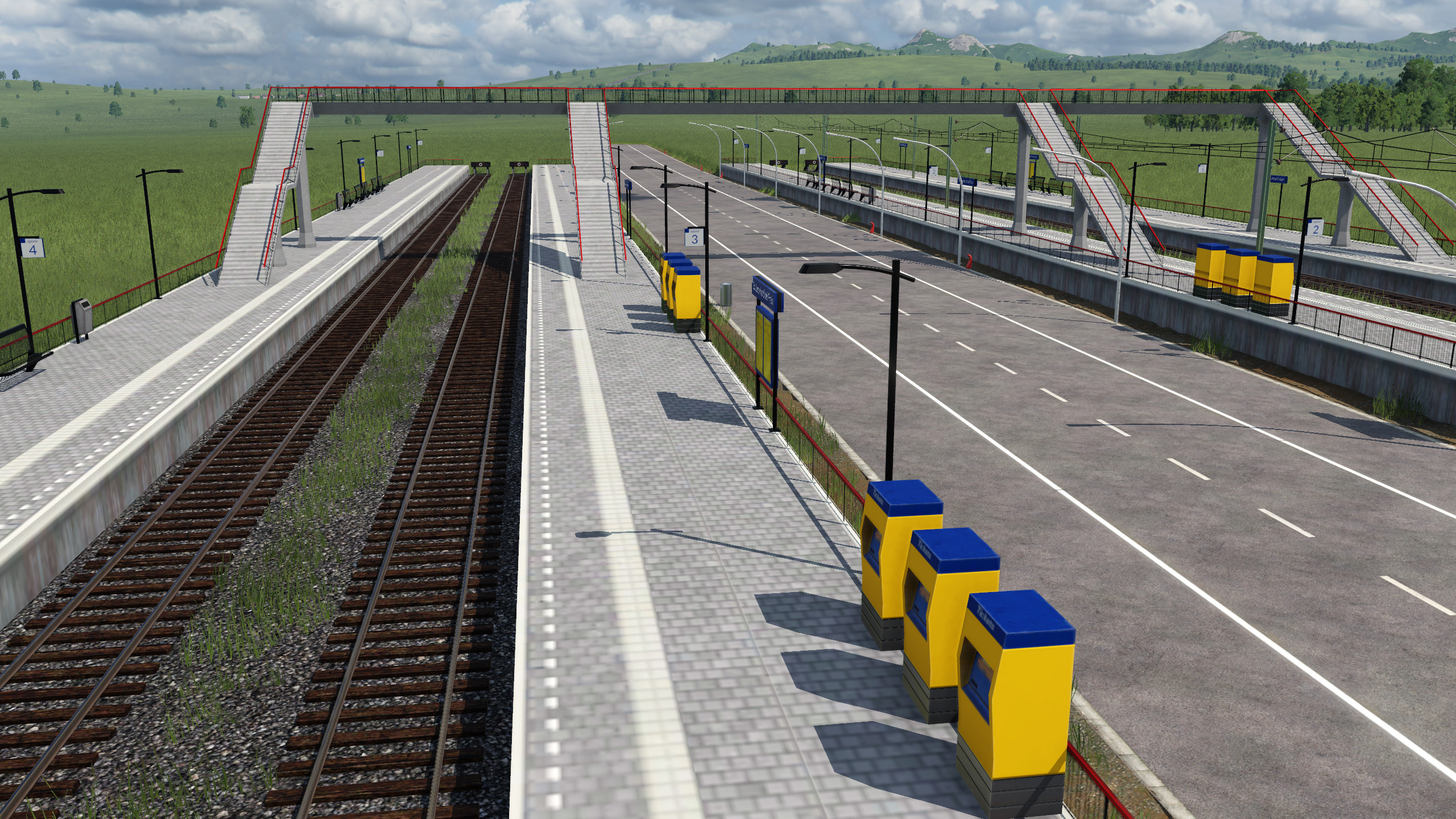 Straße durch Bahnhof - Proof of concept #2