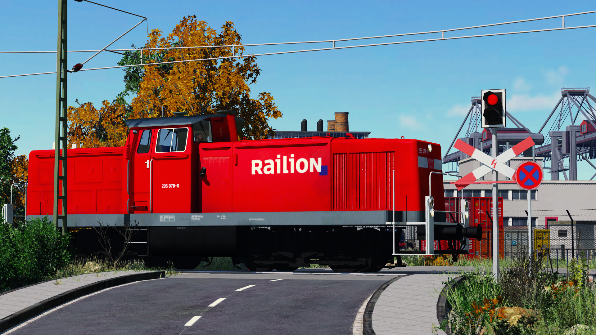 [TpF1] Railway crossing at the port
