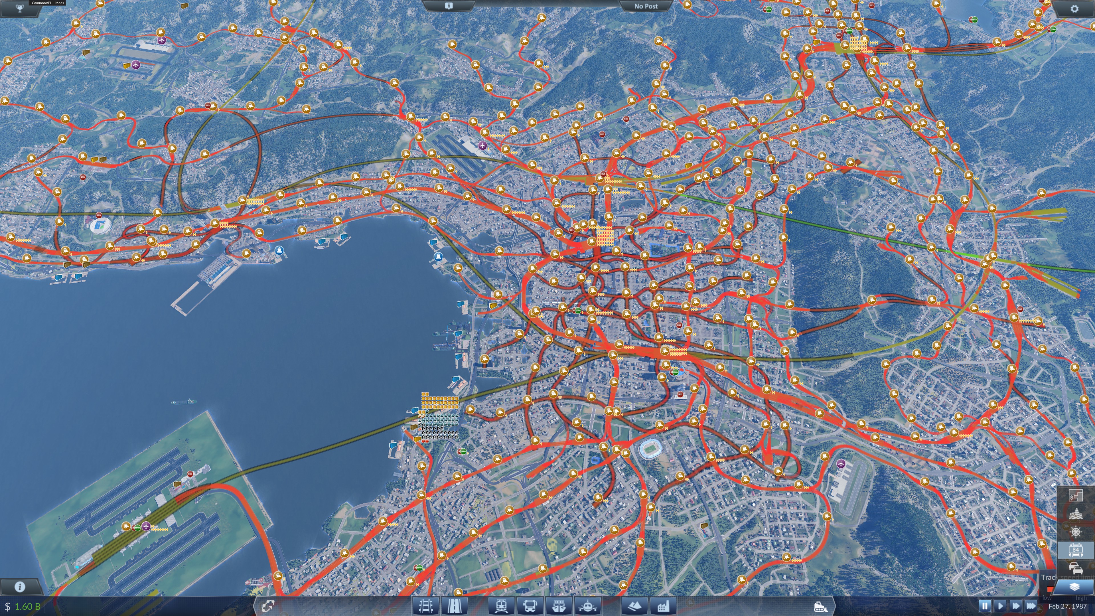Osaka/Kyoto/Kobe/Nara rail network