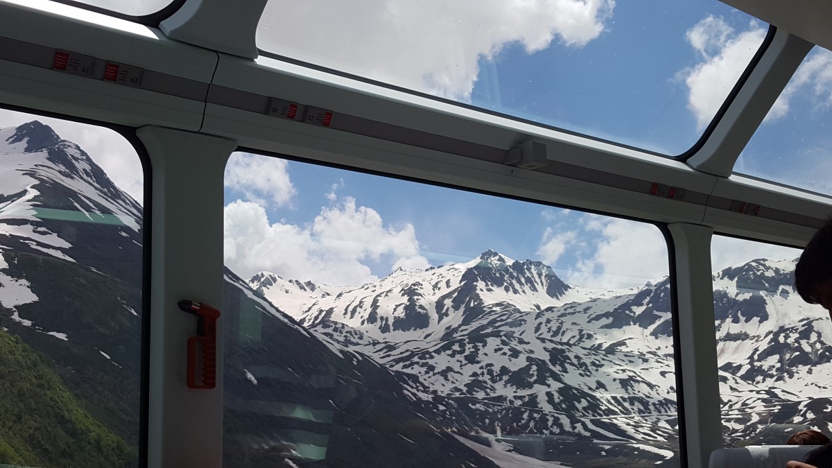 Meine Fahrt mit dem Glacier-Express
