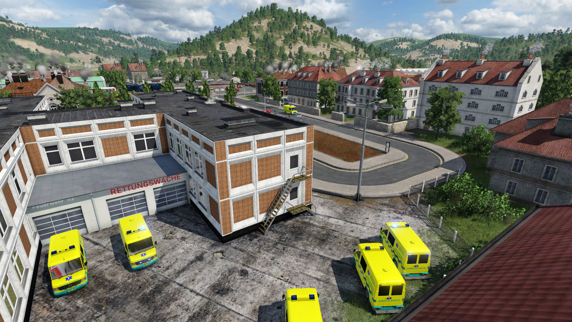 At the hospital