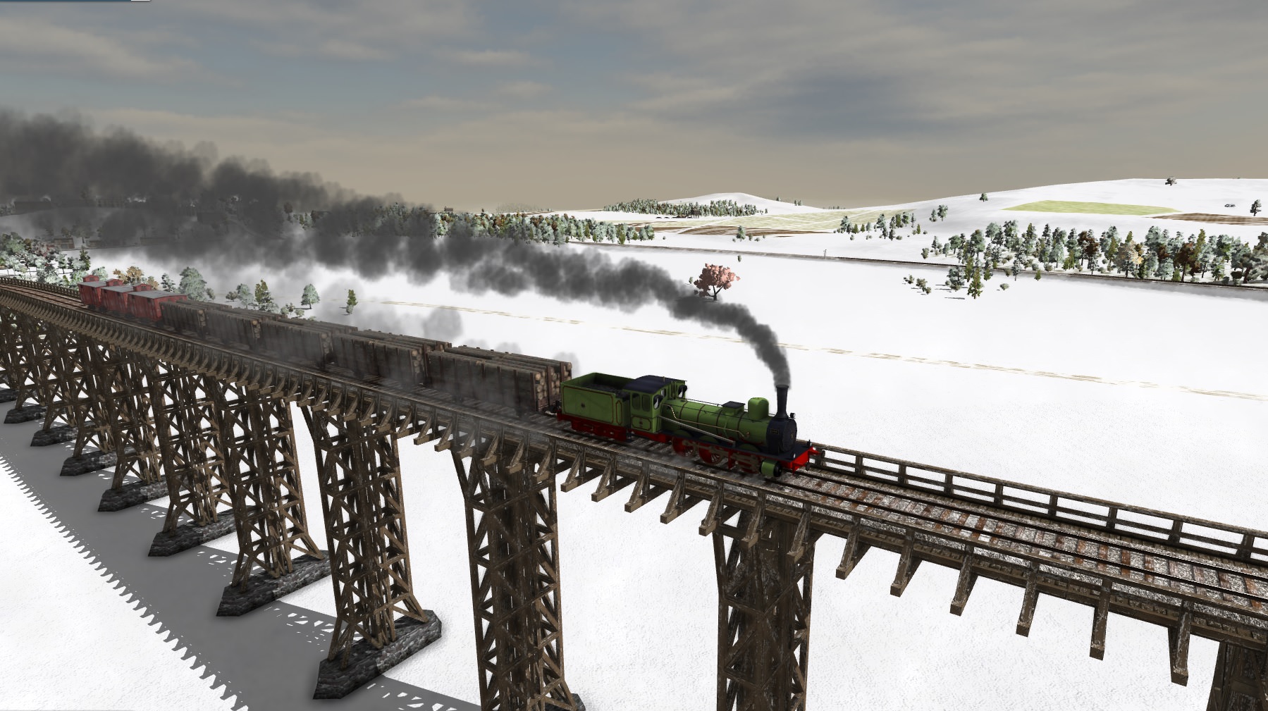 BR 53 with load of timber approaching Kirkby Lonsdale sawmill
