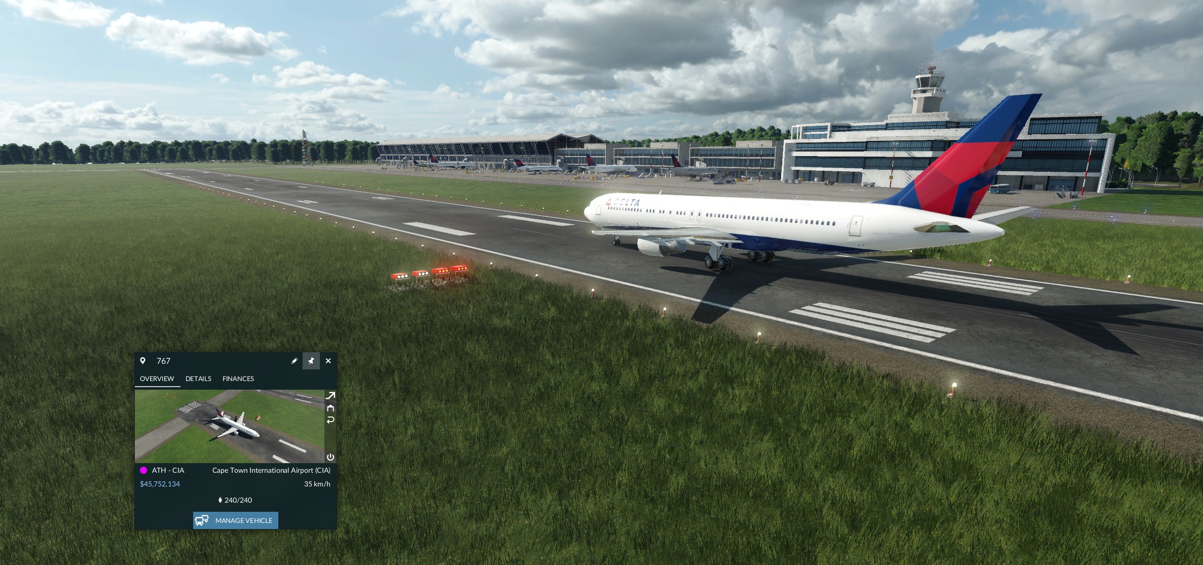 Very, very full 767... ;)