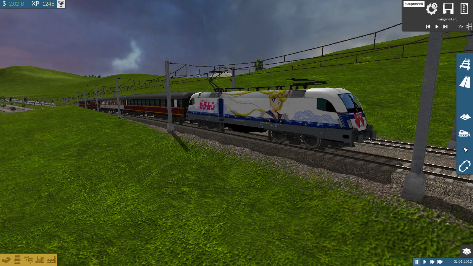 Taurus im Sailor Moon (<3) Repaint als Sonderzug unterwegs.