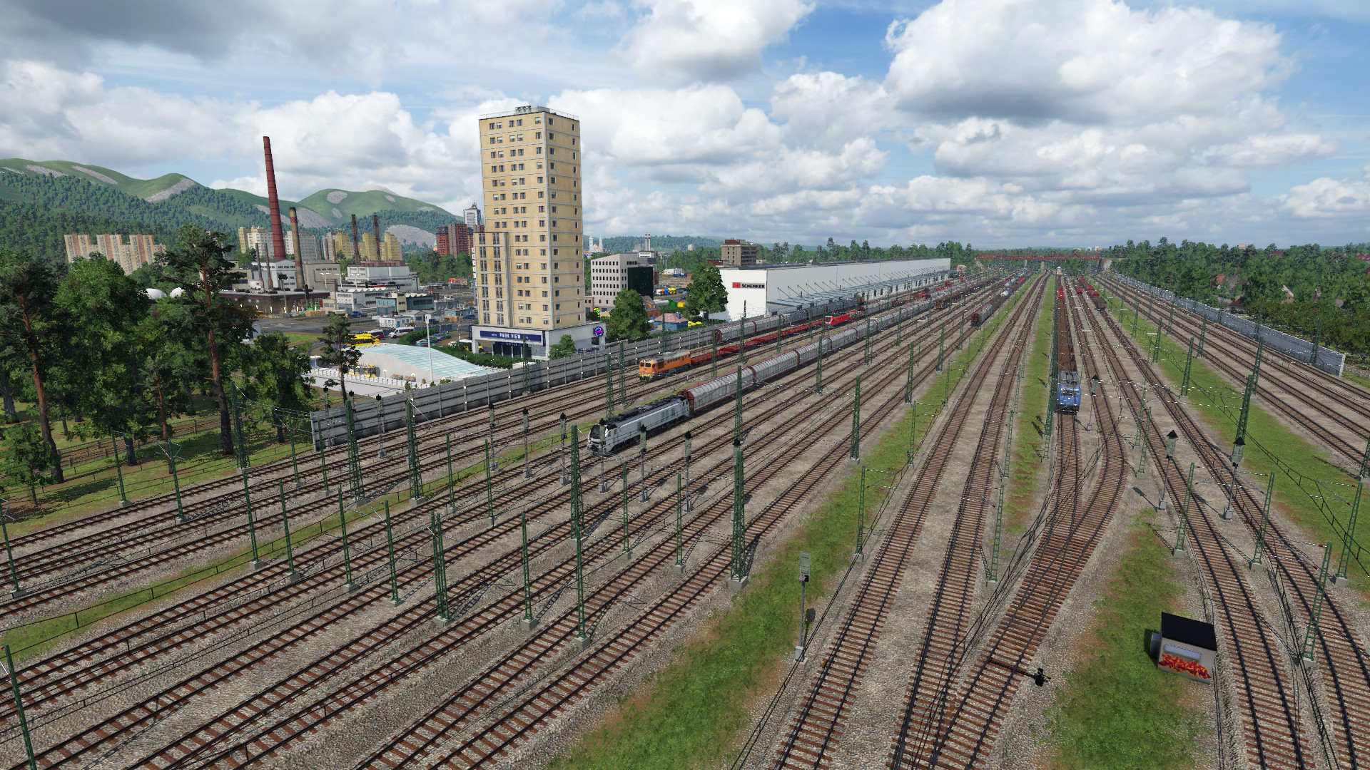Güterbahnhof Industriegebiet