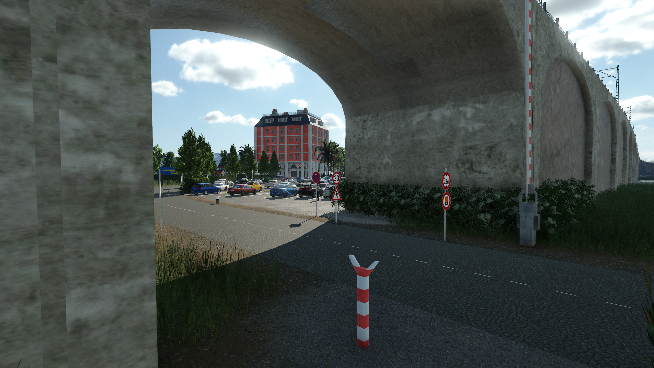 Blick auf das Hotel