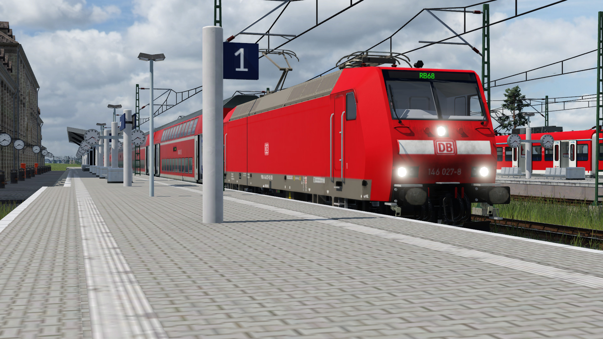 146 027-8 in Langen.