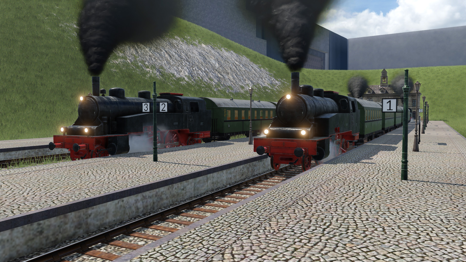 Doppelausfahrt in Hasserode.