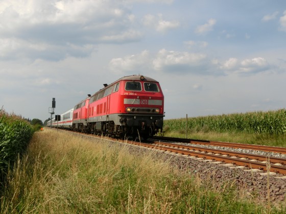 Marschbahn-IC Richtung Hamburg
