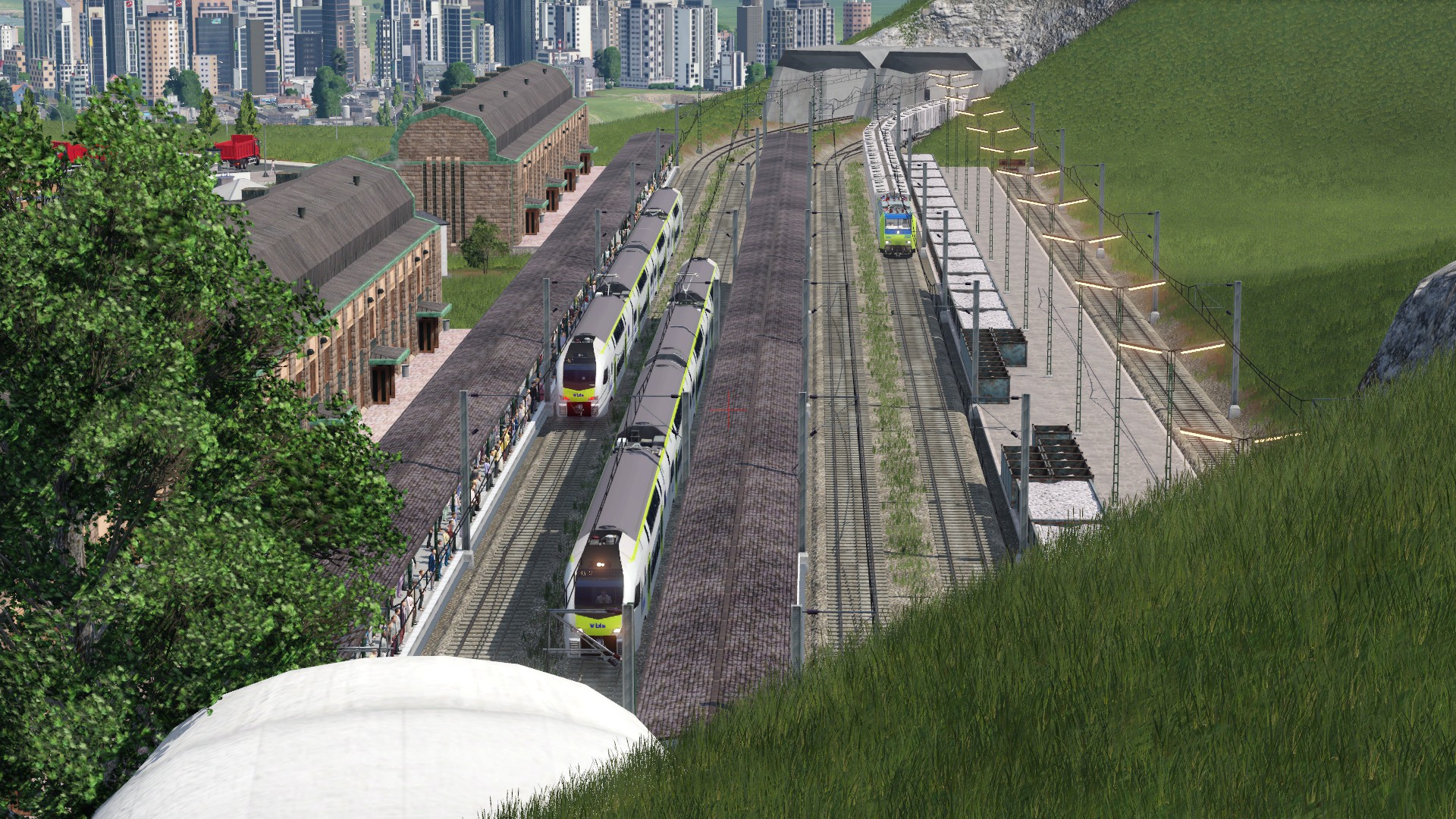 Passagier und Güterbahnhof Frutigen