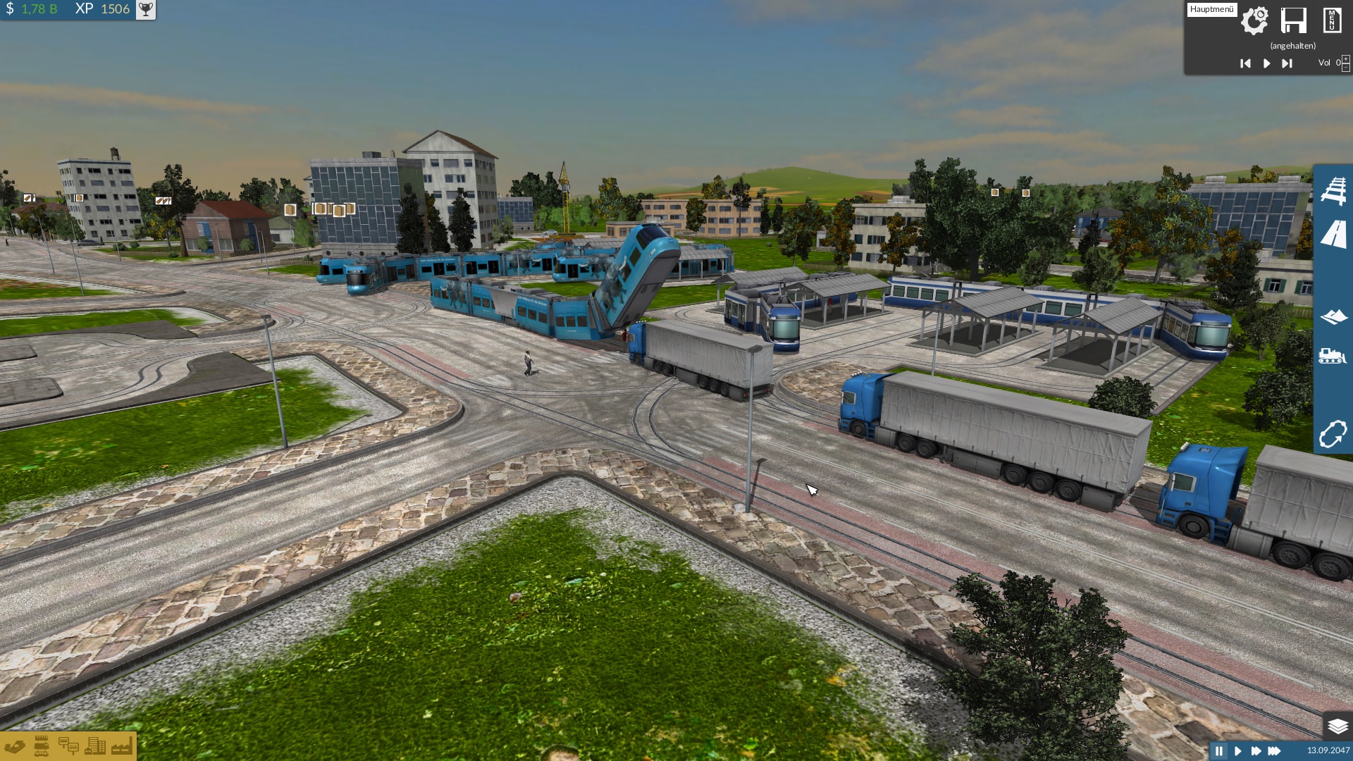 Tram gegen LKW