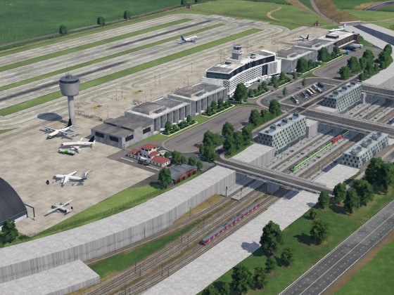 Der nächste Bauabschnitt des Flughafens ist fertig.