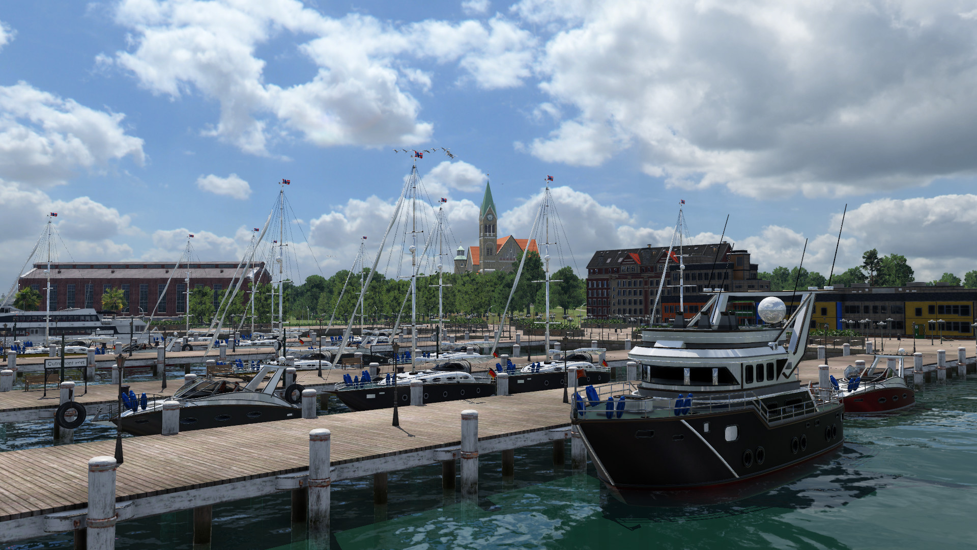 Der Hafen von Outrémont hat endlich Schiffe erhalten. :)