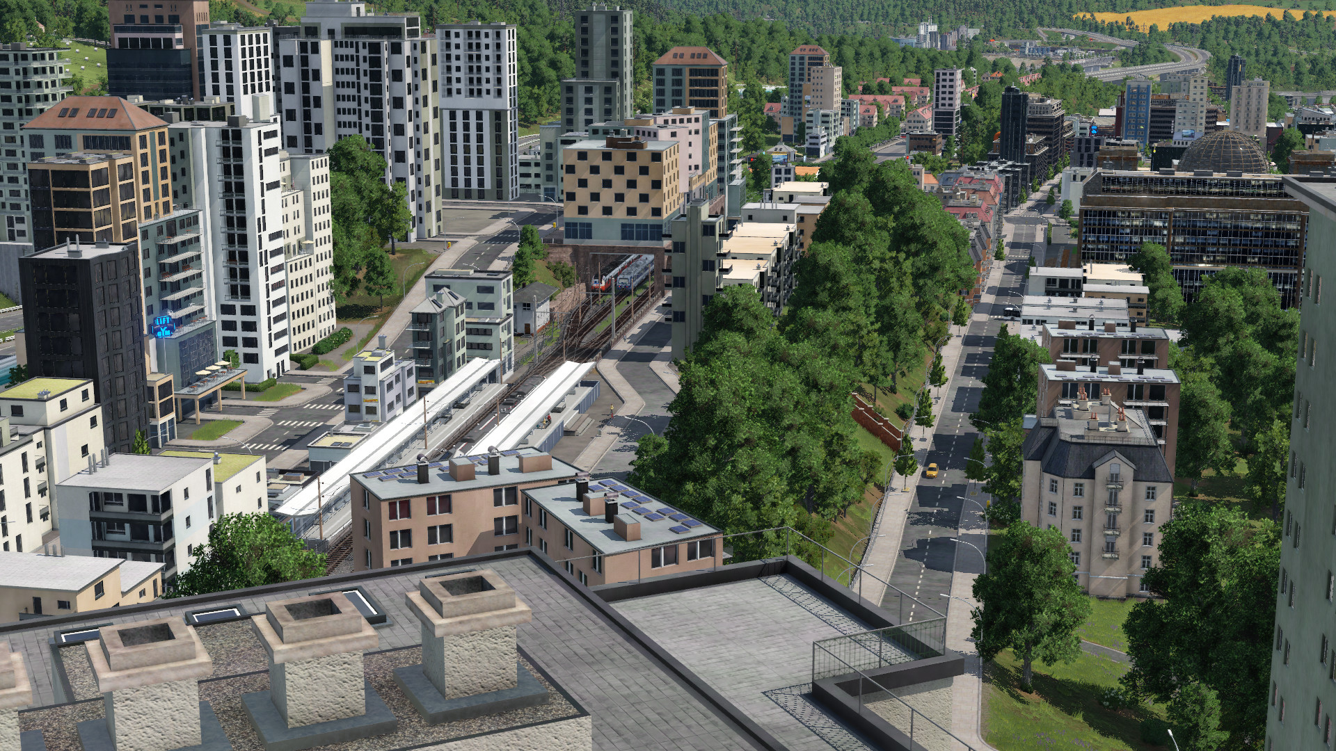 Schnellbahn Endstation