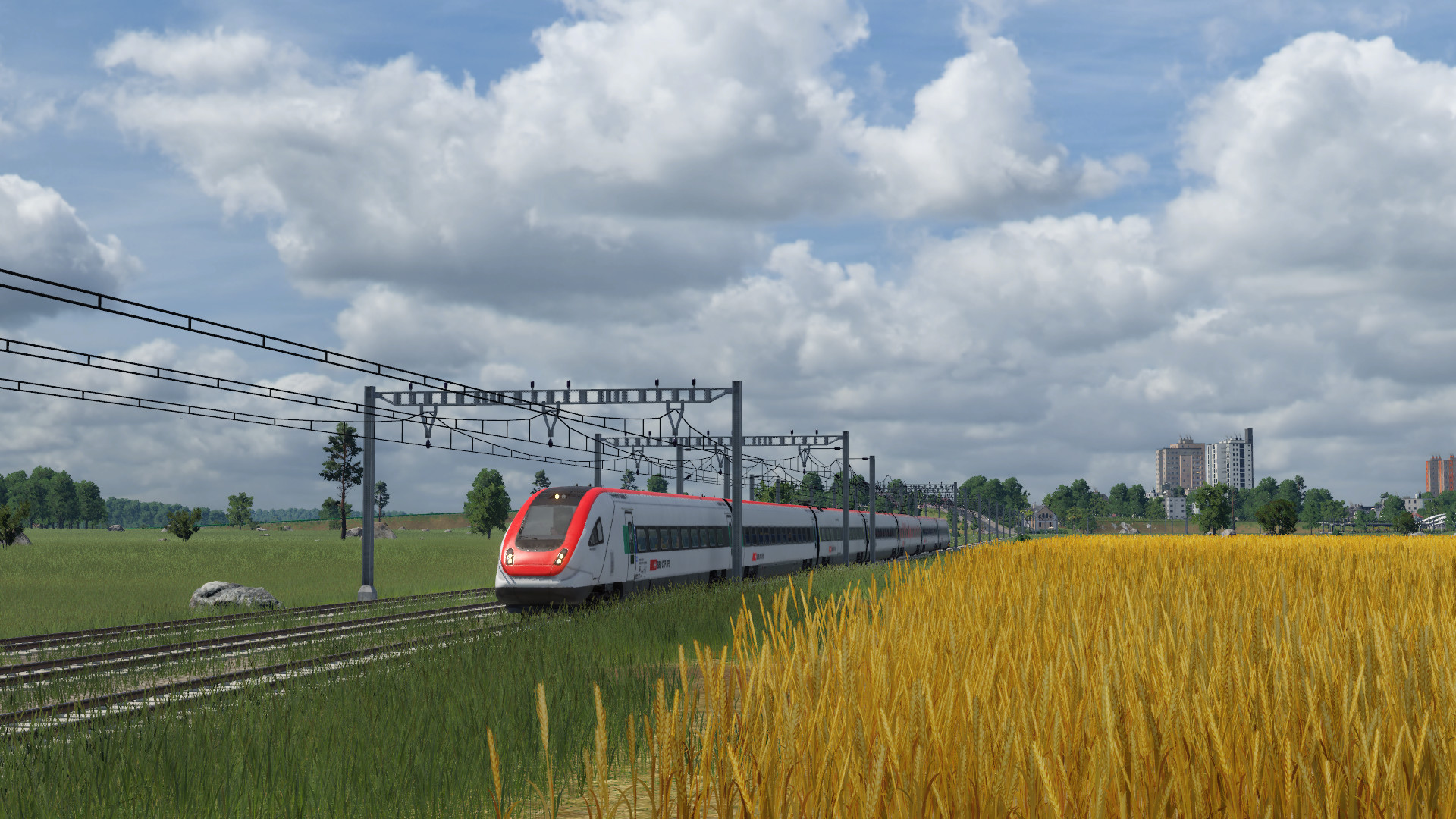 Trainspotting in Buchenrain. Die meisten Verbindungen der Inseln passieren den Bahnhof Buchenrain.