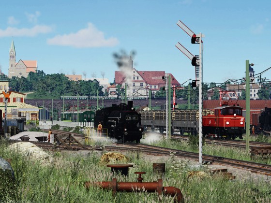 [TpF1] Busy traffic on the railway station
