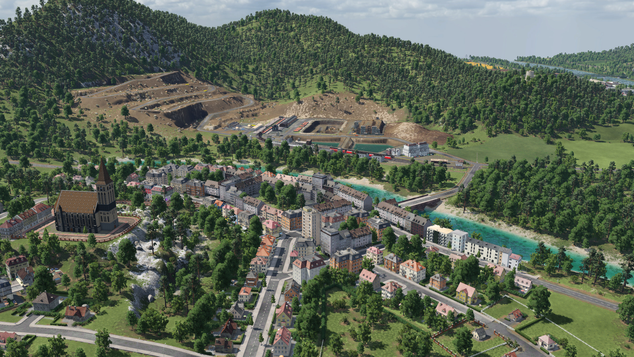 Milbitz mit Eisenbergwerk