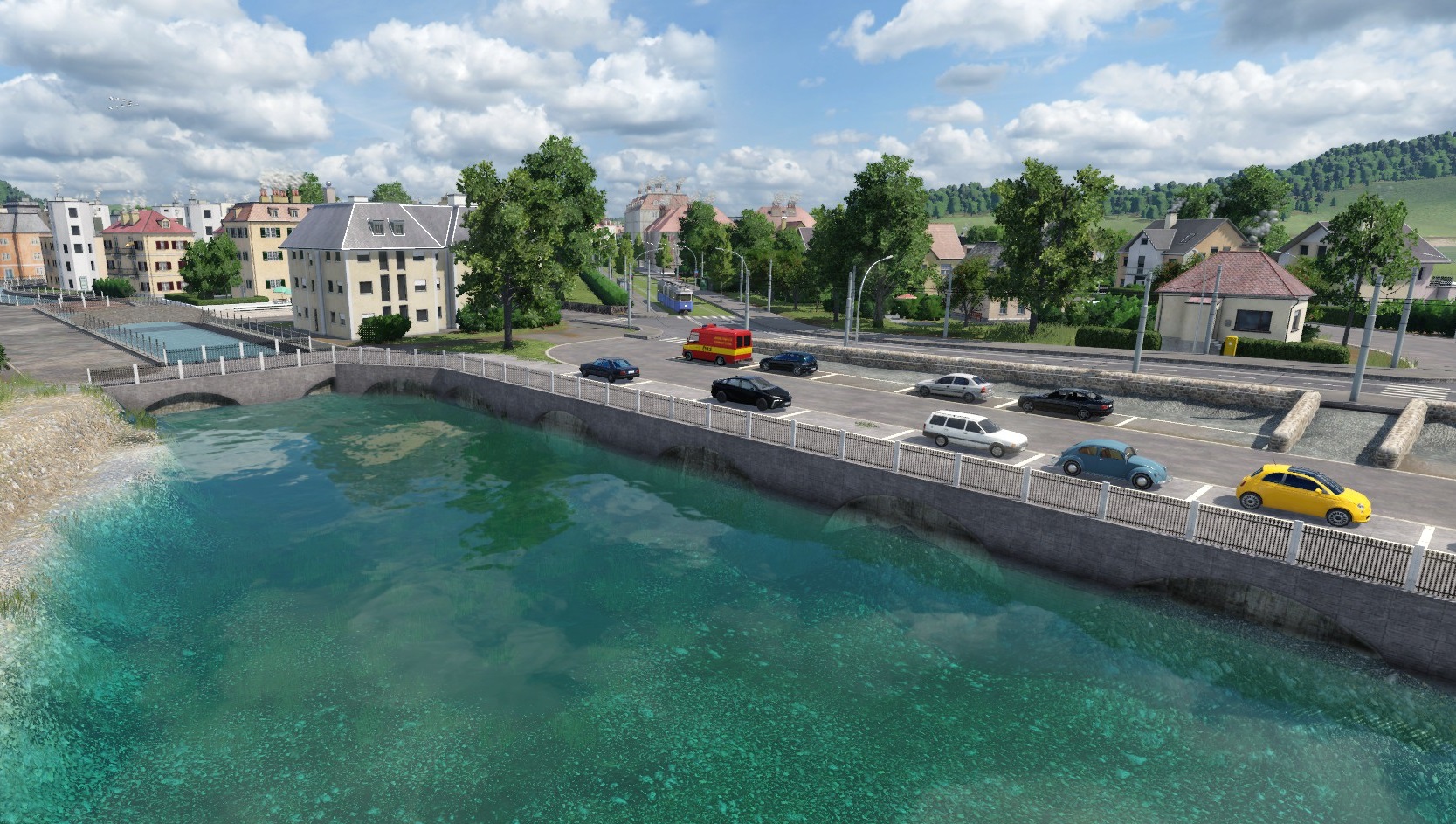 Kanal im Wohnquartier