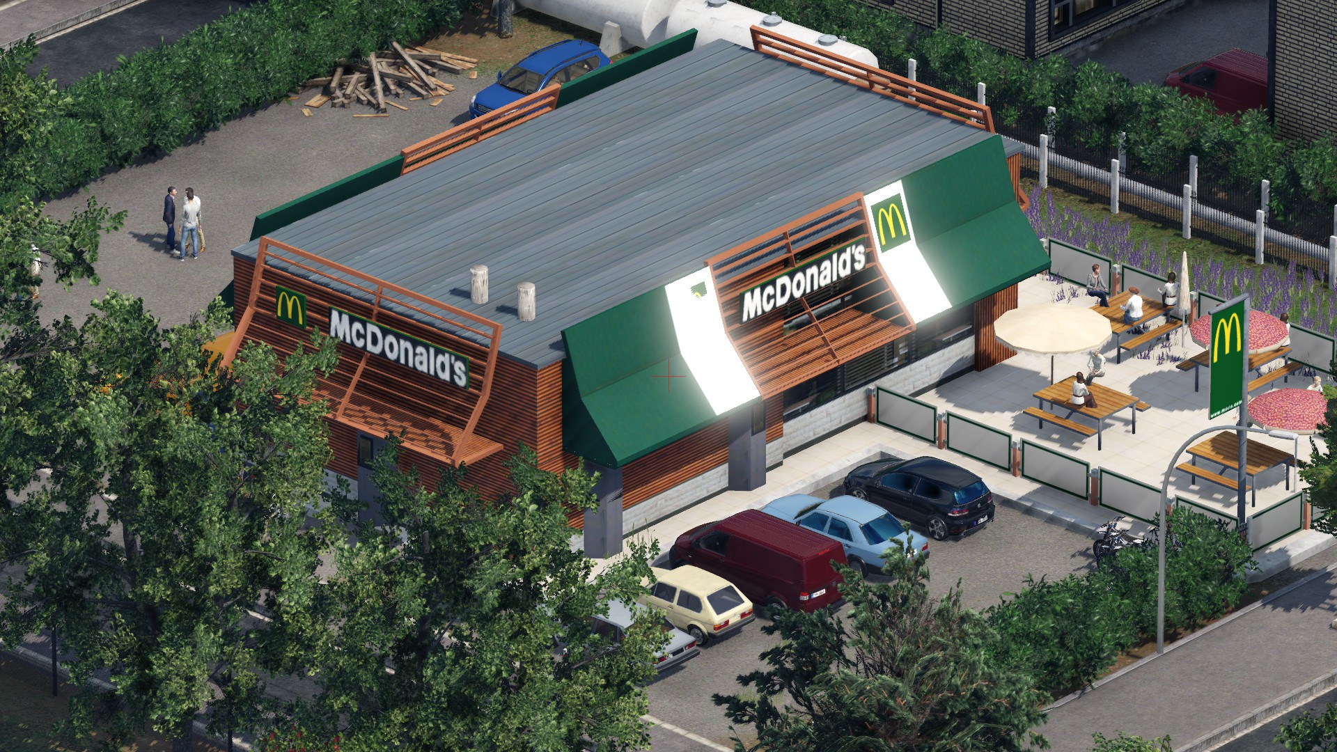 Mc Donalds am Goldau HBF