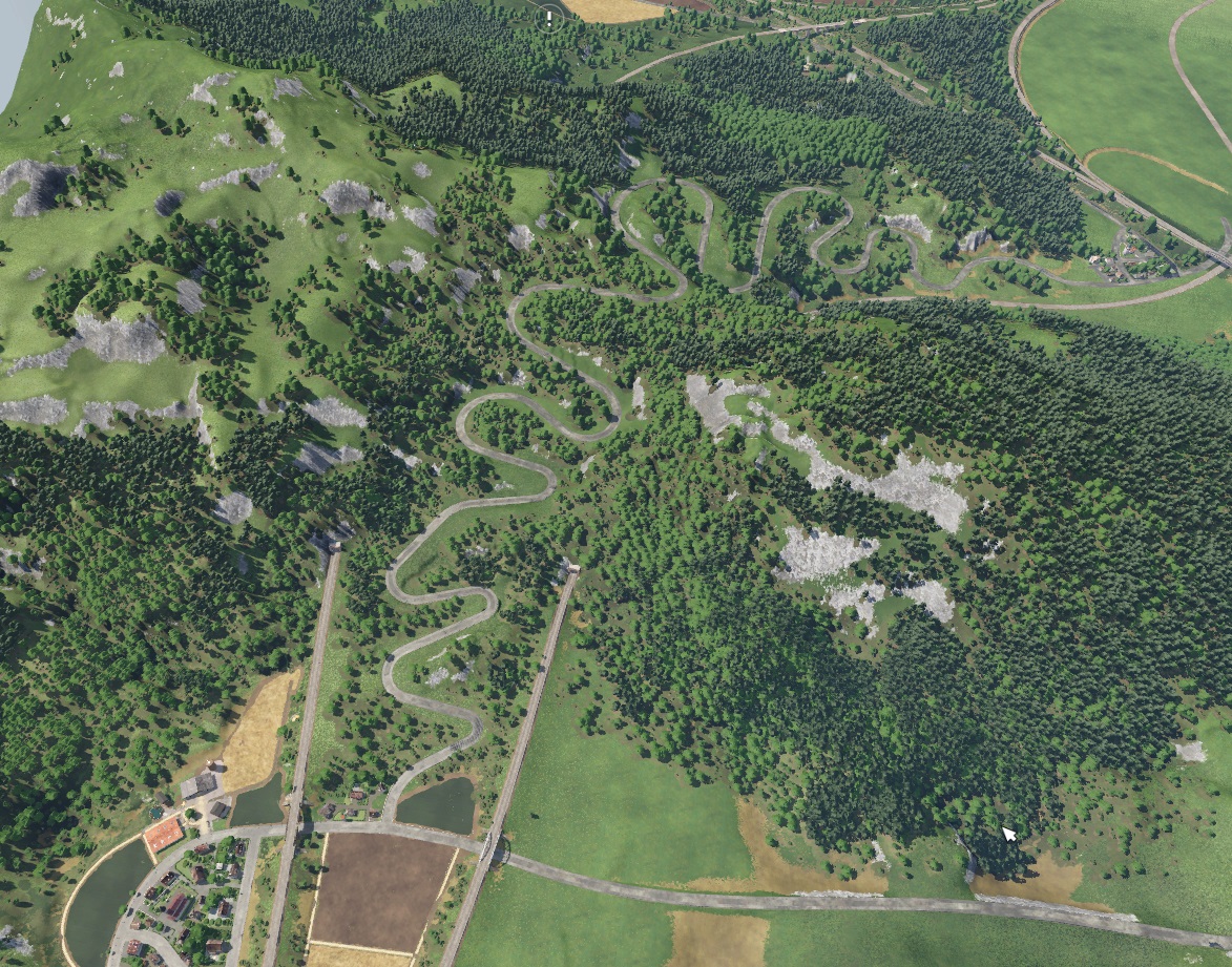 Serpentinen im Schwarzwald