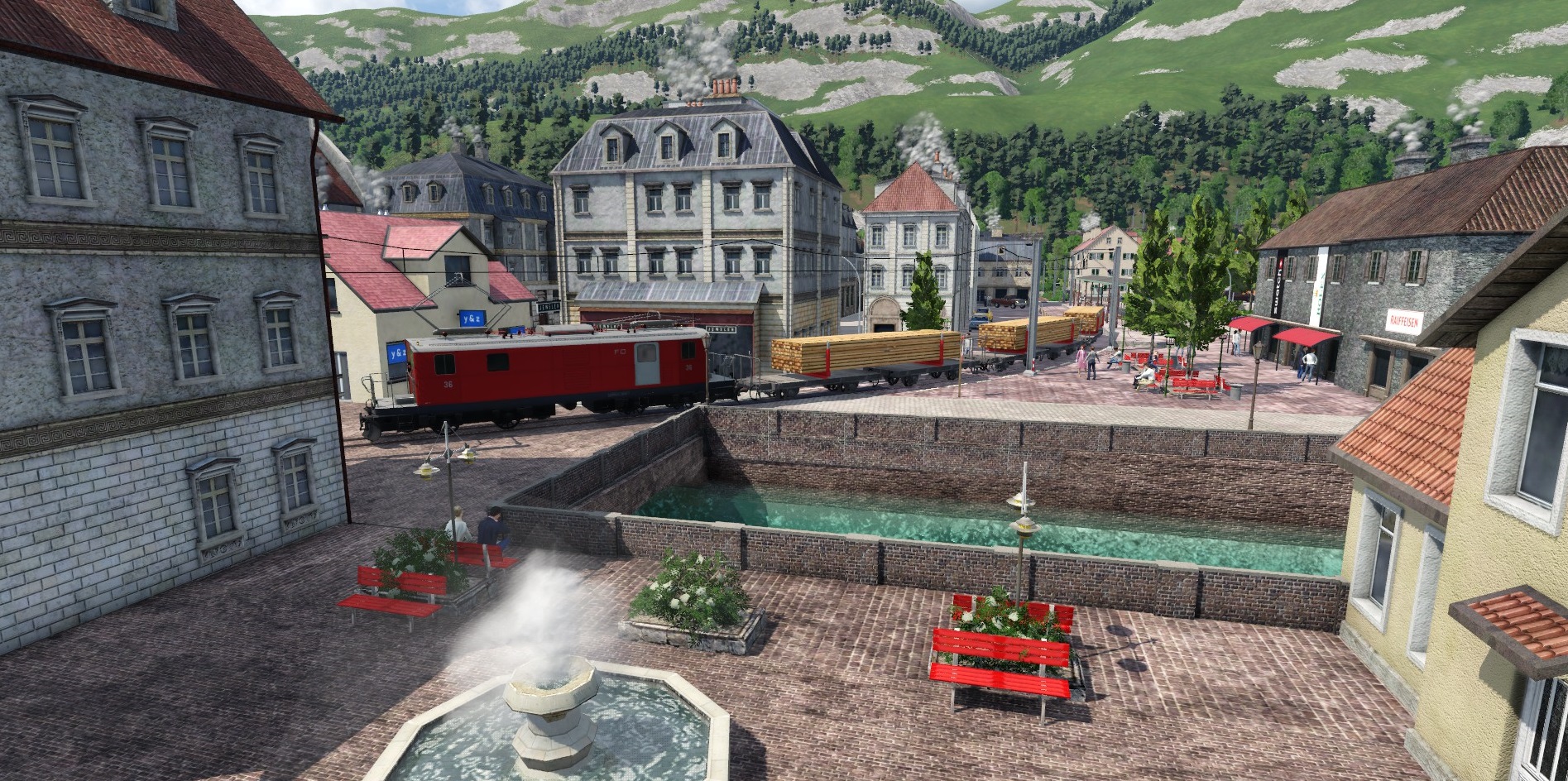 Güterverkehr durch die Altstadt