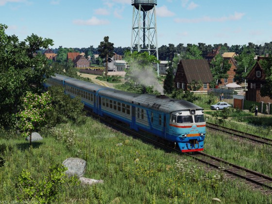 [TpF1] DR1A near the village in the countryside