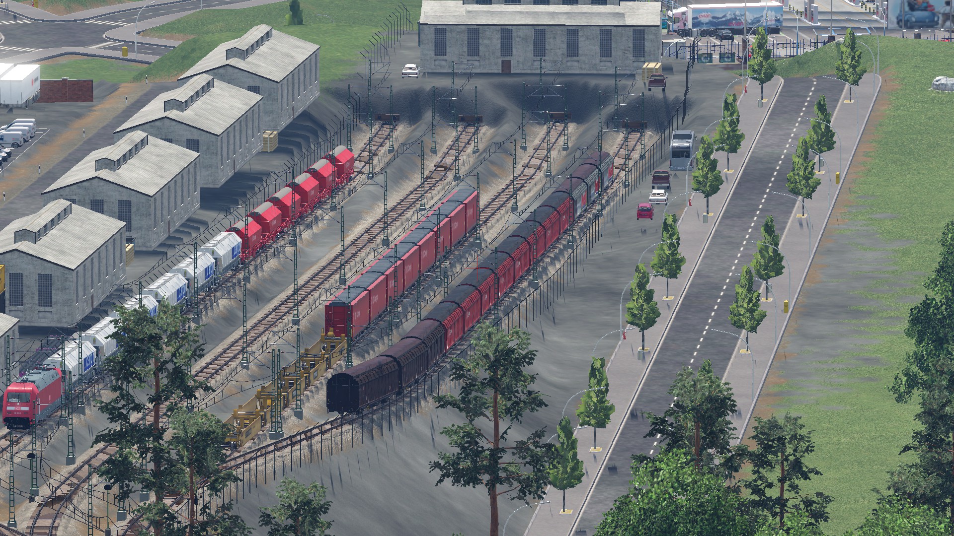 Ein kleiner Abstellbahnhof