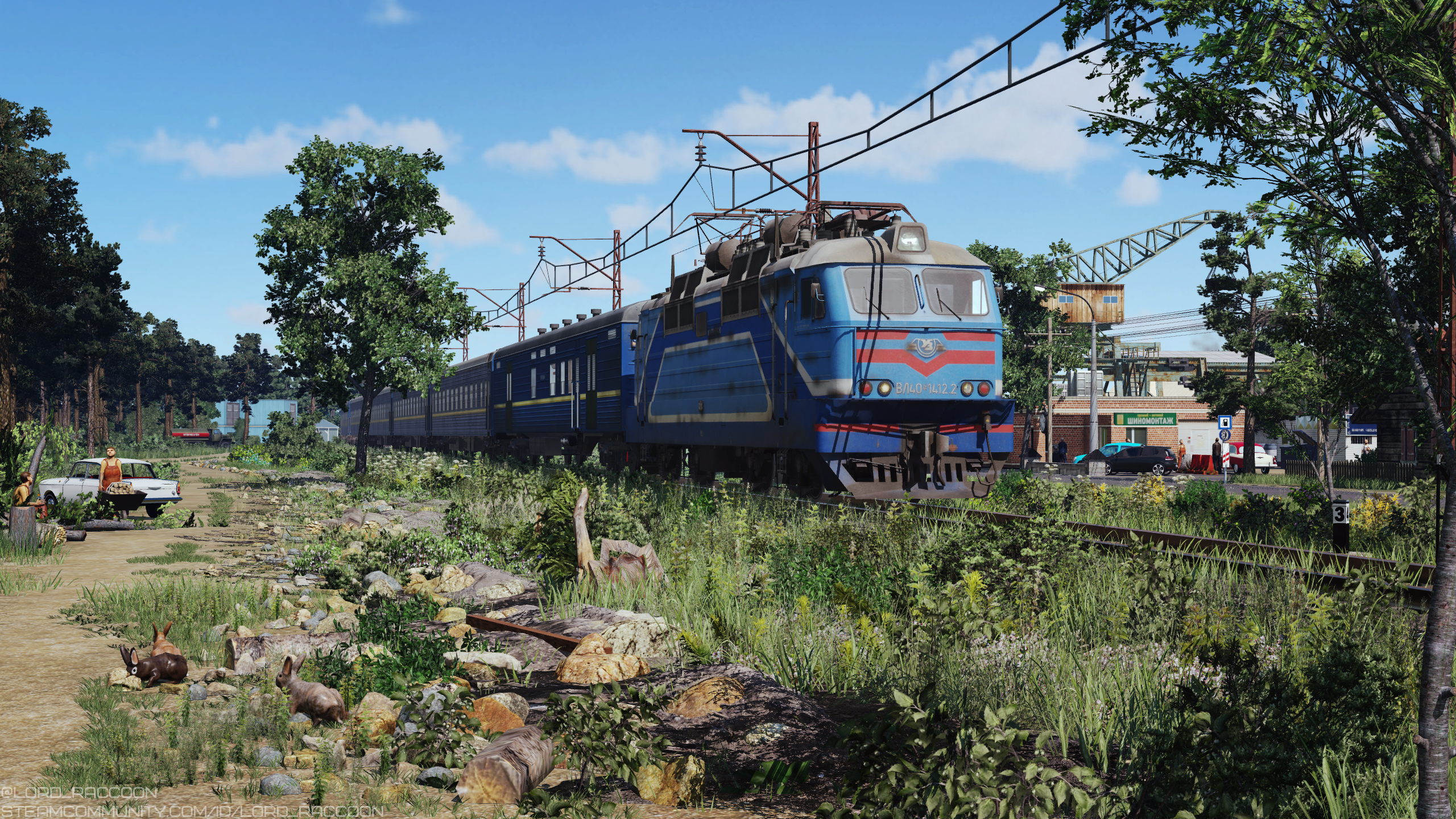 [TpF1] VL40U near the small road tire shop and cafe