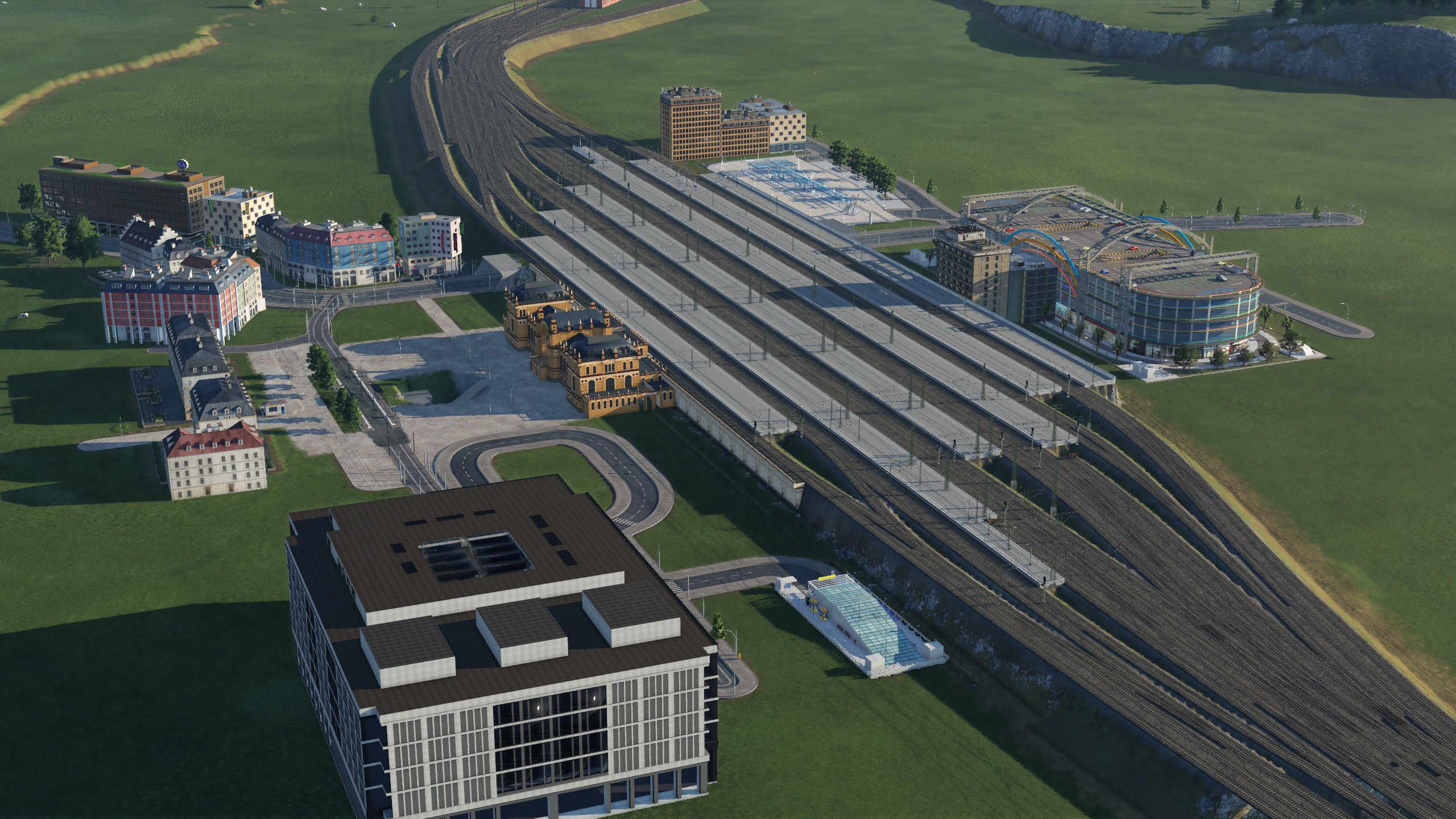 Hannover Hbf - Nachbau (fiktive Karte)